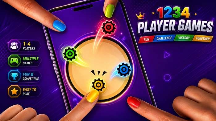1 2 3 4 Player Games APK