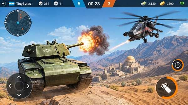 Massive Warfare Tanks PvP War APK