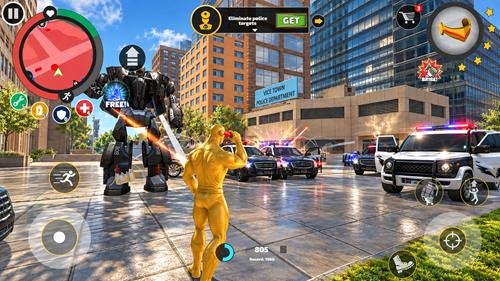 Rope Hero Vice Town 